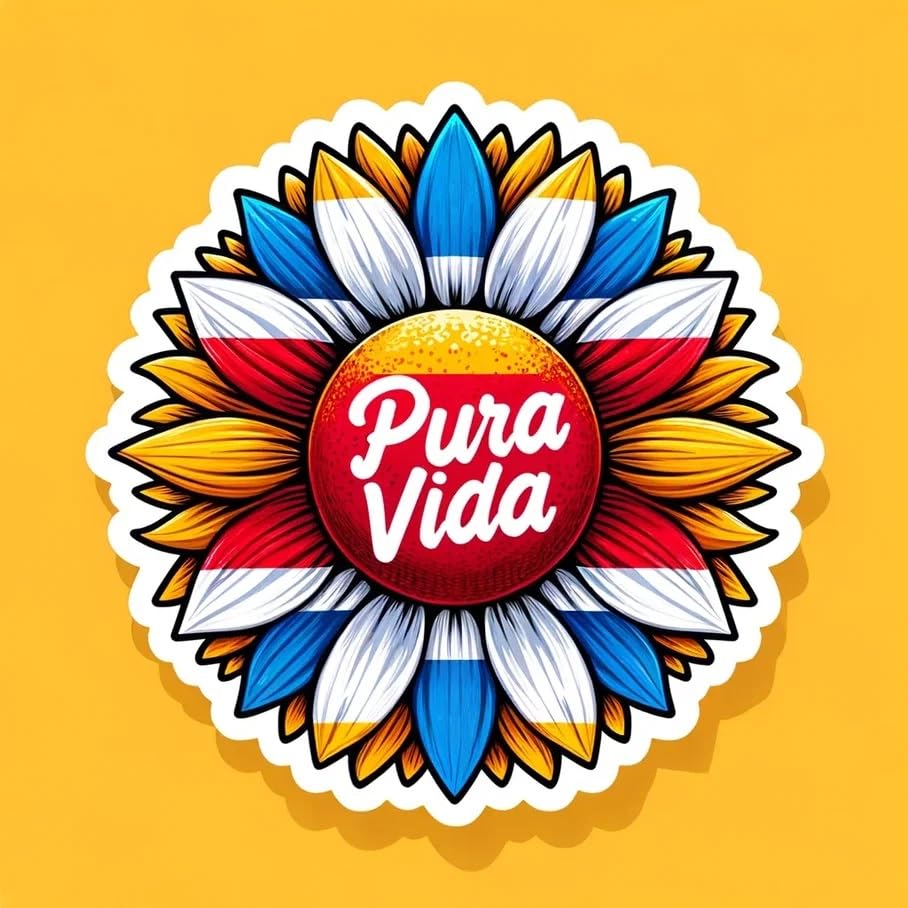 Vinyl sticker: Sticker Pura Vida Adventure Vinyl Sunflower Decal Embrace The Surf Sunset Wildlife Vibes for Car Truck Bumper Laptop Tumbler