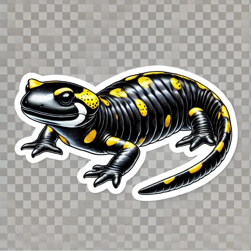 Vinyl sticker: Tiger Salamander Realistic Art Laptop Wall Car Window Bumper Sticker Decal Truck Waterproof Auto Water Bottle Vinyl