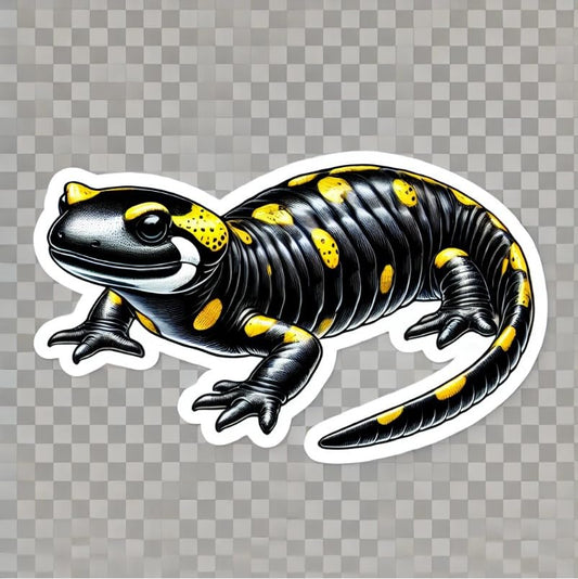 Vinyl sticker: Tiger Salamander Realistic Art Laptop Wall Car Window Bumper Sticker Decal Truck Waterproof Auto Water Bottle Vinyl