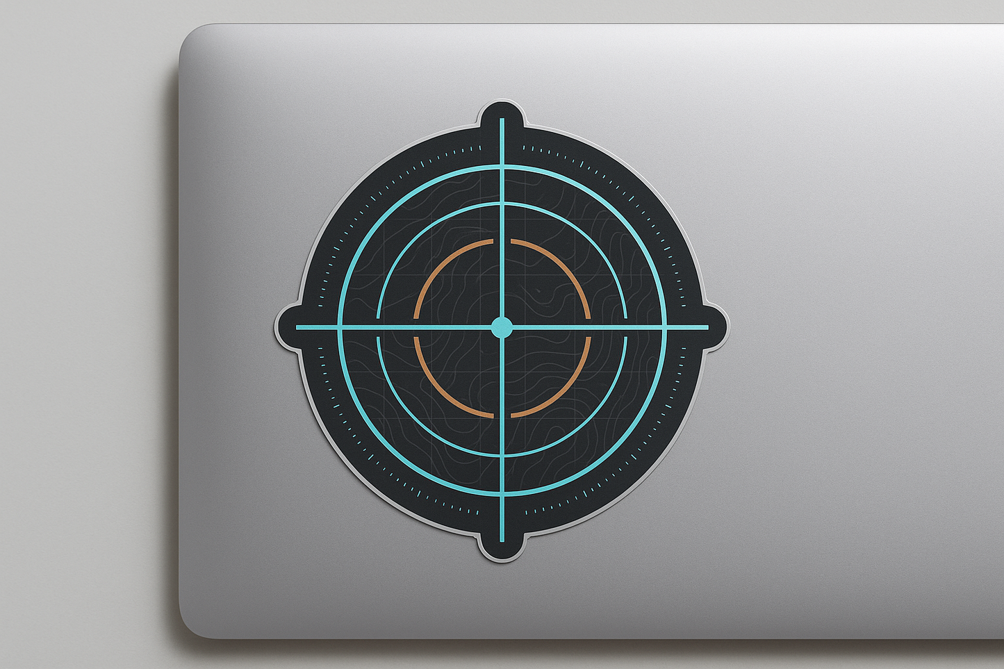 Crosshair Targeting Map Sticker Decal Vinyl Laptop Car Window Bumper AUTO Water Bottle Helmets Waterproof