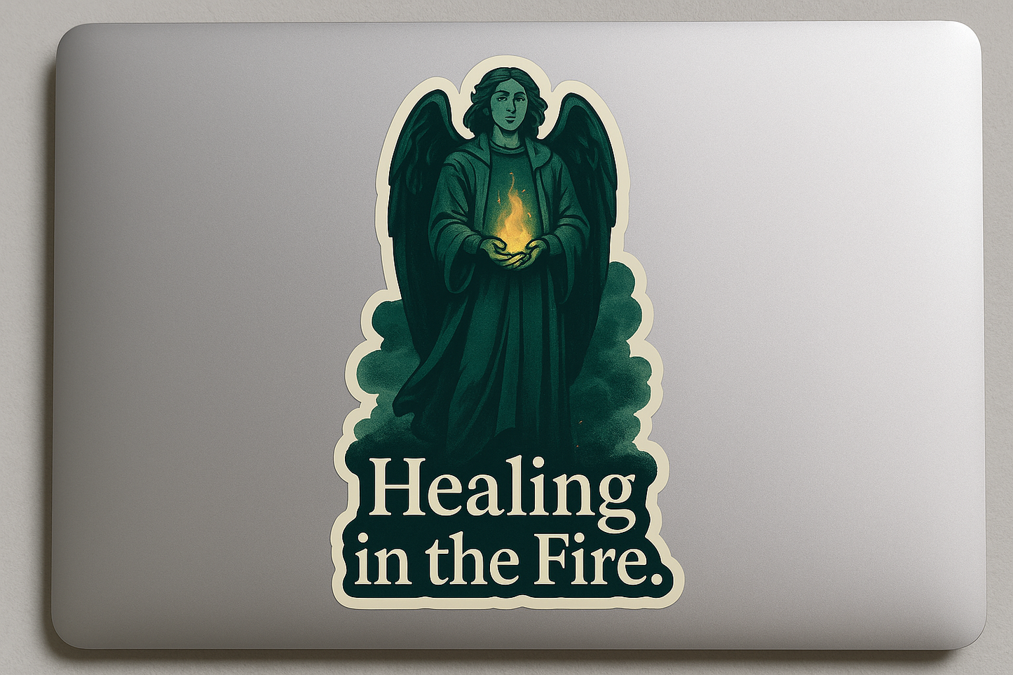 Archangel Raphael Healing Sticker Decal Vinyl Laptop Car Window Bumper AUTO Water Bottle Helmets Waterproof Battlefield