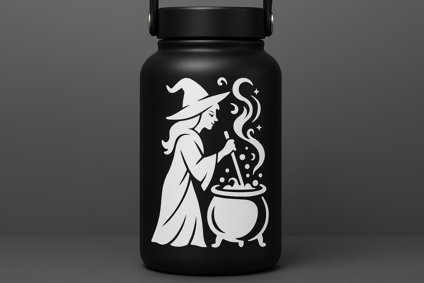 Witch Cauldron Sticker Decal Vinyl Laptop Car Window Bumper AUTO Water Bottle Helmets Waterproof Magic Steam