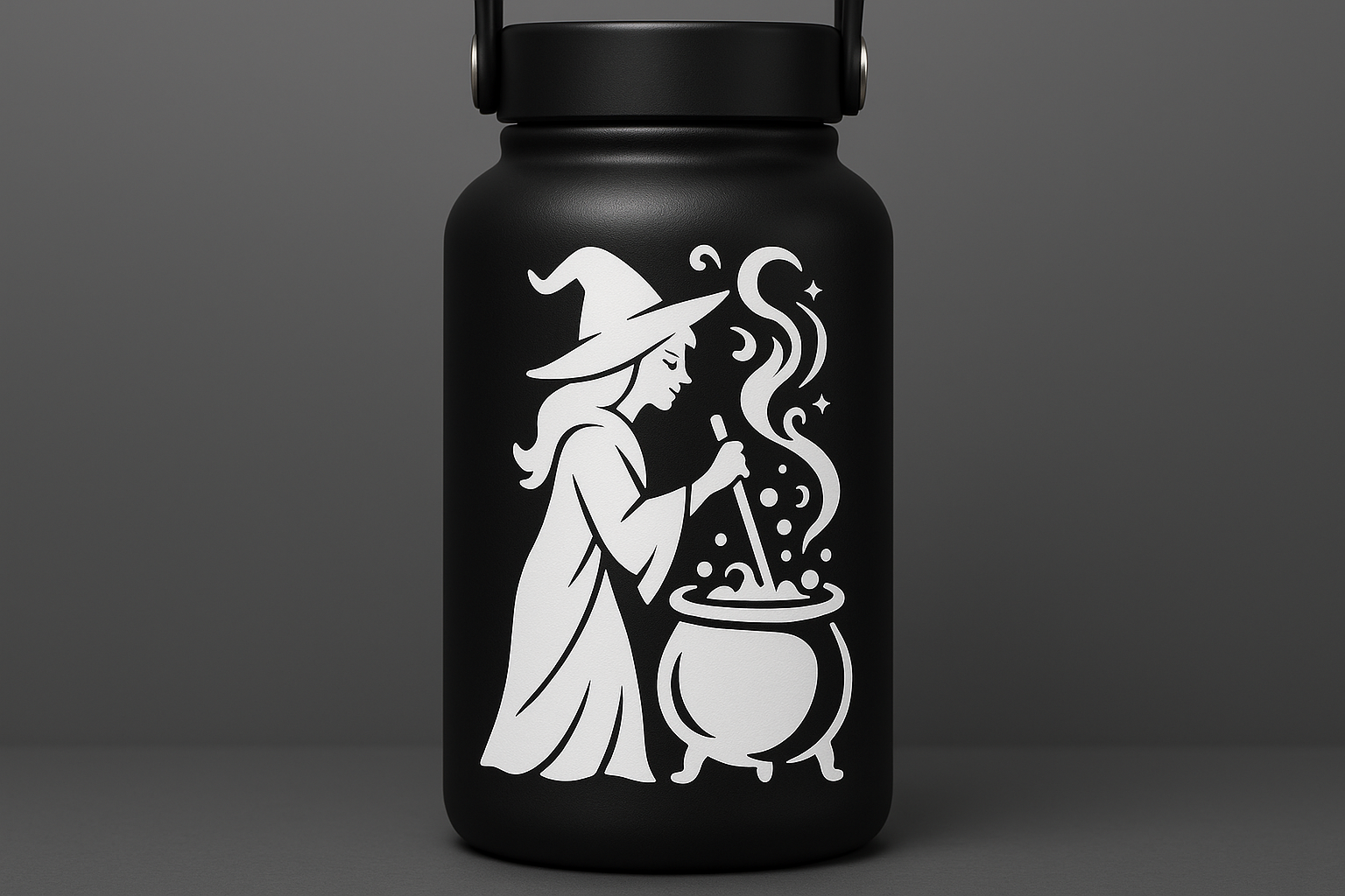 Witch Cauldron Sticker Decal Vinyl Laptop Car Window Bumper AUTO Water Bottle Helmets Waterproof Magic Steam