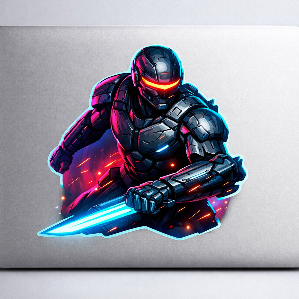 CES Cyber-Enhanced Soldier Sticker Decal Vinyl Laptop Car Window Bumper AUTO Water Bottle Helmets Waterproof Futuristic