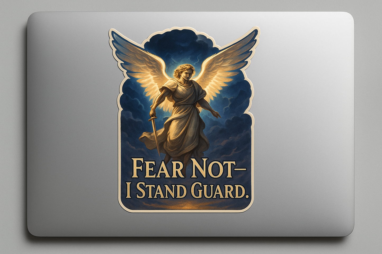 Archangel Michael Sticker Decal Vinyl Laptop Car Window Bumper AUTO Water Bottle Helmets Waterproof Guardian Protector