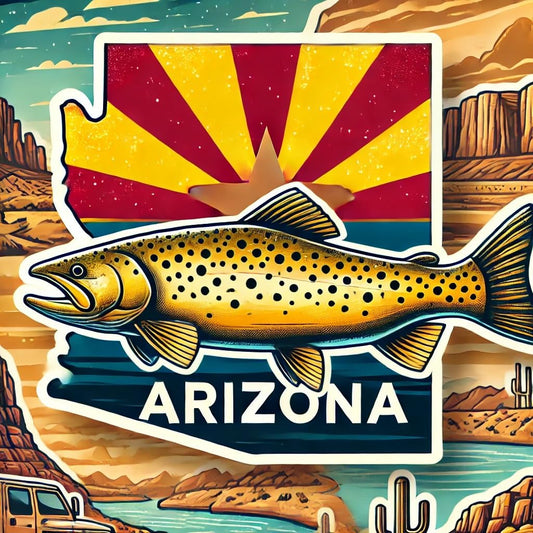 Vinyl sticker: Apache Trout Minimalist Art Laptop Wall Car Window Bumper Sticker Decal Truck Waterproof Auto Water Bottle