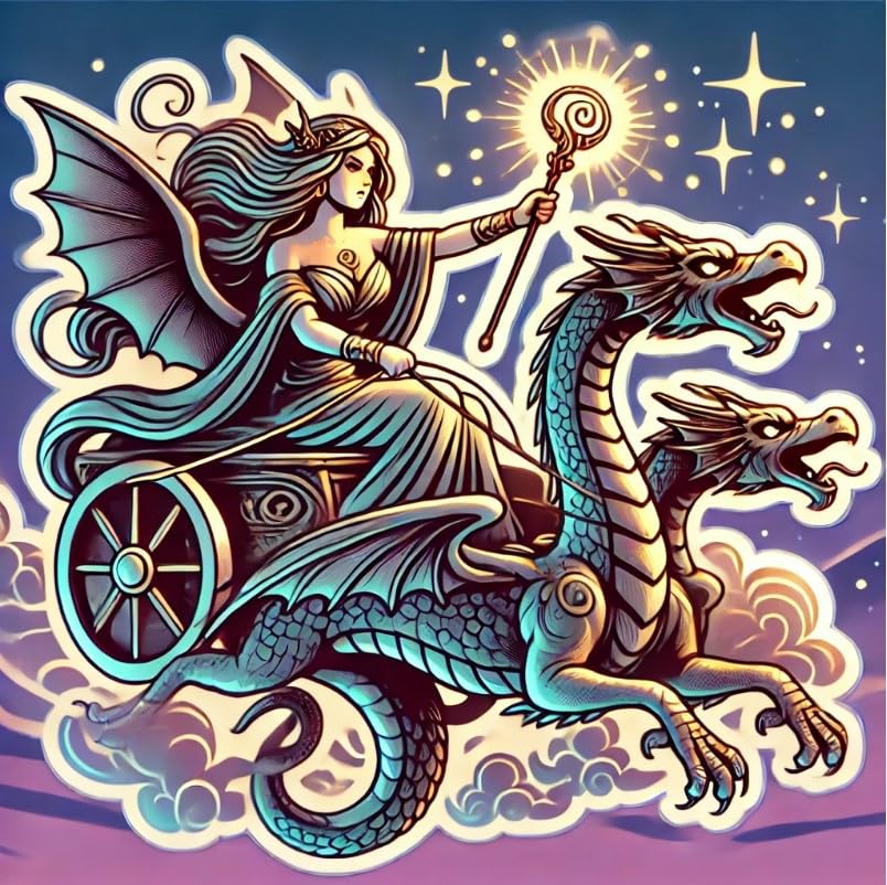 Vinyl sticker: Medea Twilight Sky Laptop Wall Car Window Bumper Sticker Decal Truck Waterproof Auto Water Bottle (6)