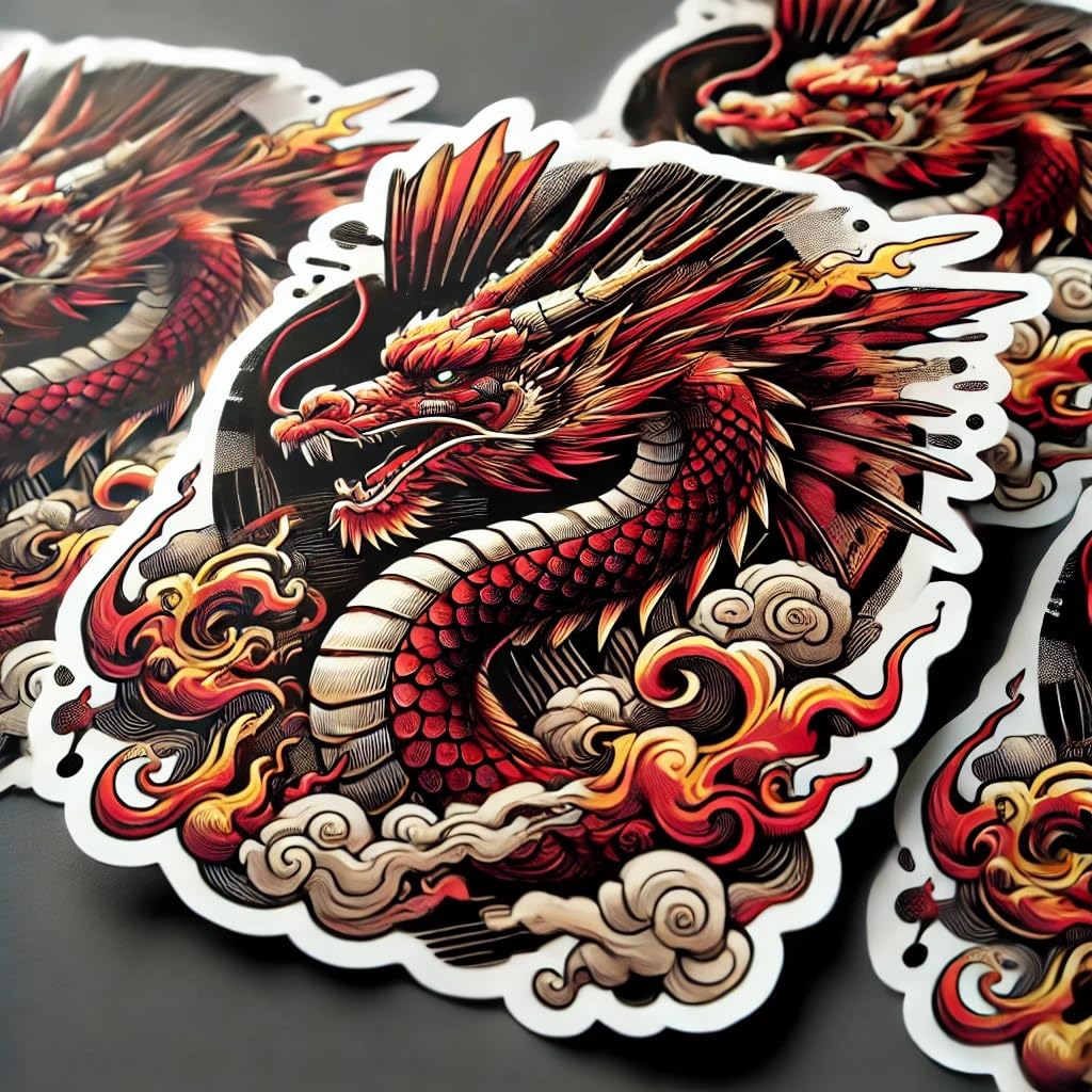 Vinyl sticker: Mystical Dragonfly Sticker - Vibrant Vinyl Decal for Laptop, Wall, Car, Window, Bumper, Truck, Water Bottle - Iridescent Dragonfly with Intricate Wings Design (8)