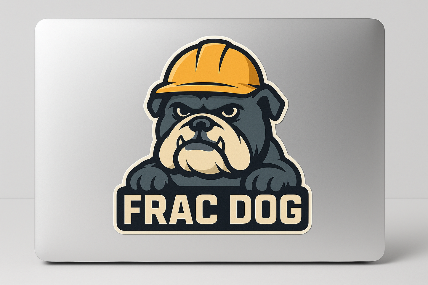 FRAC DOG Bulldog Sticker Decal Vinyl Laptop Car Window Bumper AUTO Water Bottle Helmets Waterproof Cartoon