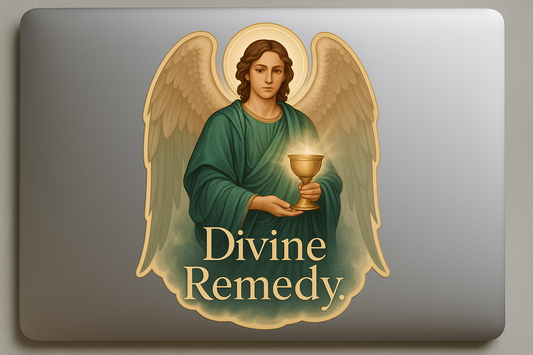 Archangel Raphael Sticker Decal Vinyl Laptop Car Window Bumper AUTO Water Bottle Helmets Waterproof Angel
