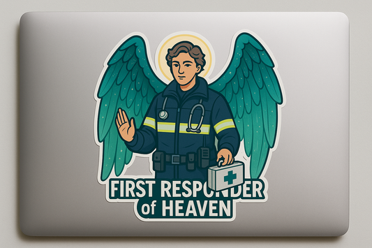 Archangel Raphael Sticker Decal Vinyl Laptop Car Window Bumper AUTO Water Bottle Helmets Waterproof Angel
