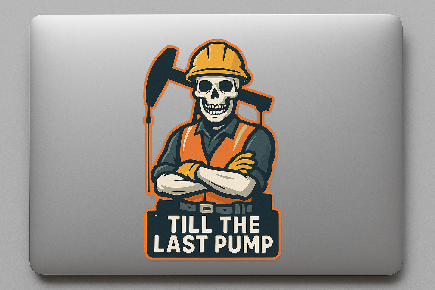 Oilfield Skeleton Sticker Decal Vinyl Laptop Car Window Bumper AUTO Water Bottle Helmets Waterproof