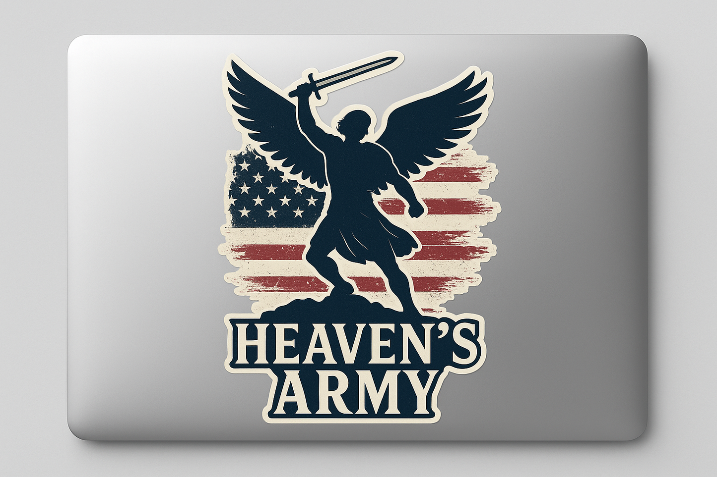 USA Archangel Michael Sticker Decal Vinyl Laptop Car Window Bumper AUTO Water Bottle Helmets Waterproof America