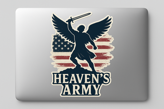 USA Archangel Michael Sticker Decal Vinyl Laptop Car Window Bumper AUTO Water Bottle Helmets Waterproof America