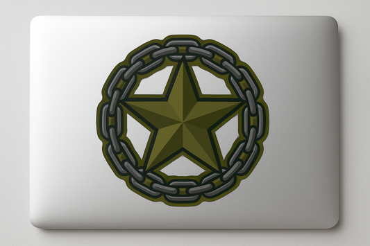 Army Star Sticker Decal Vinyl Laptop Car Window Bumper AUTO Water Bottle Helmets Waterproof