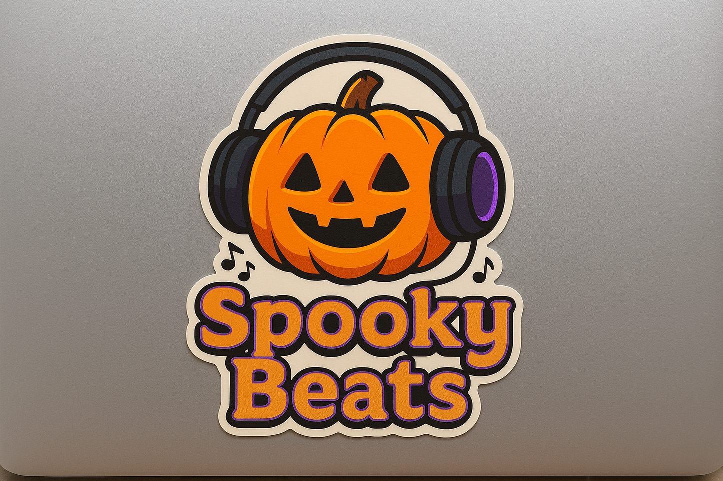 Pumpkin Halloween Sticker Decal Vinyl Laptop Car Window Bumper AUTO Water Bottle Helmets Waterproof Spooky Beats