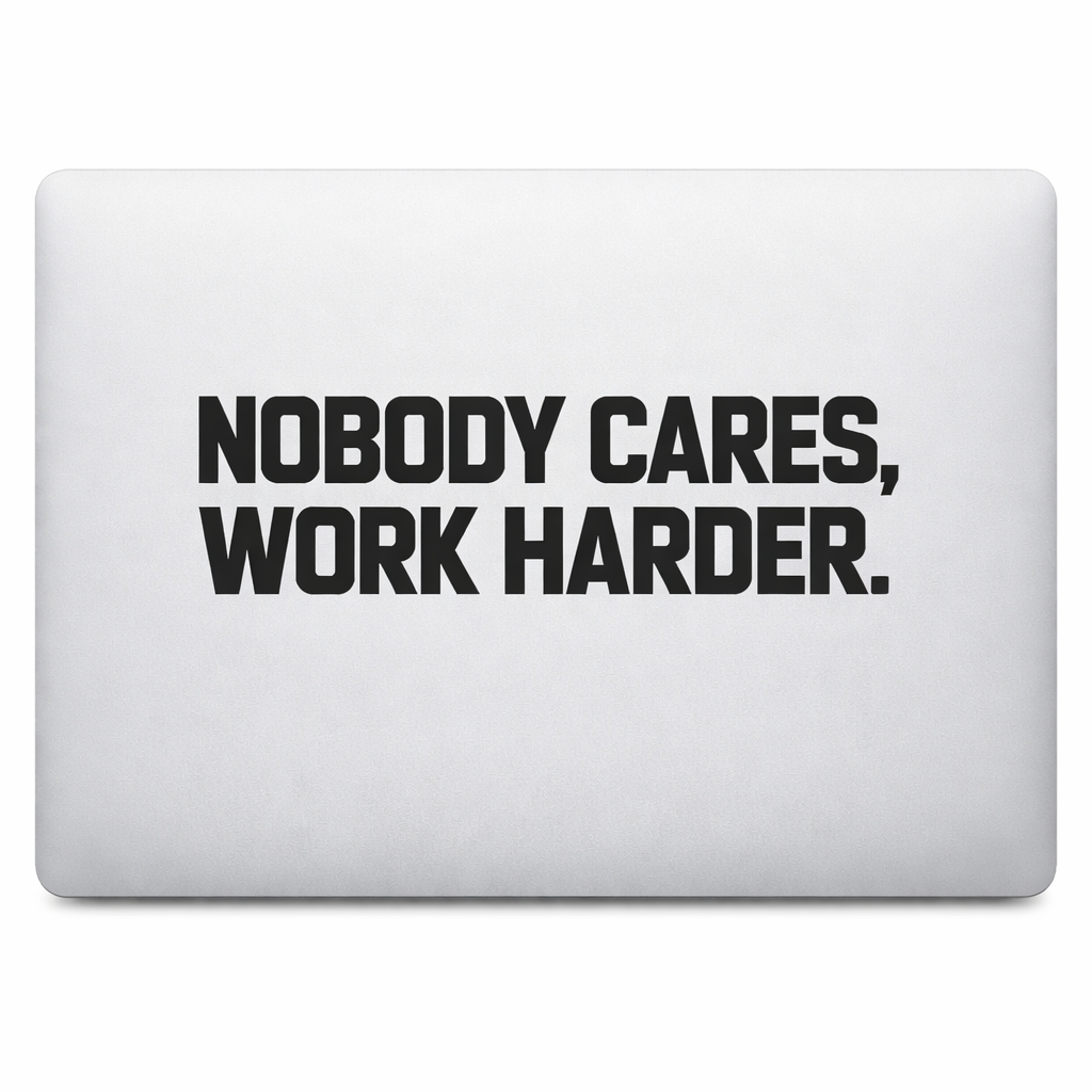 Motivational Sticker Decal Vinyl Laptop Car Window Bumper AUTO Water Bottle Helmets Waterproof Minimalist Black