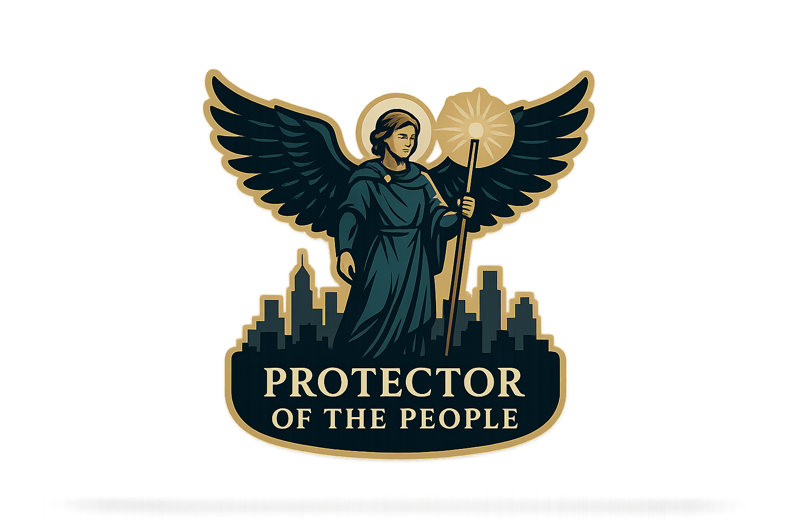 Archangel Raphael Wings Sticker Decal Vinyl Laptop Car Window Bumper AUTO Water Bottle Helmets Waterproof Illustration