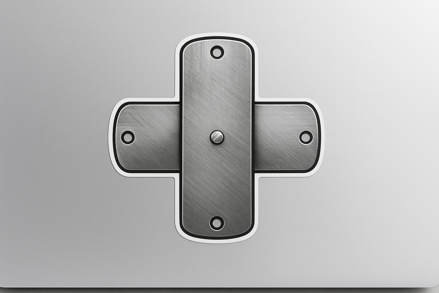 Cross Dog Tags Sticker Decal Vinyl Laptop Car Window Bumper AUTO Water Bottle Helmets Waterproof