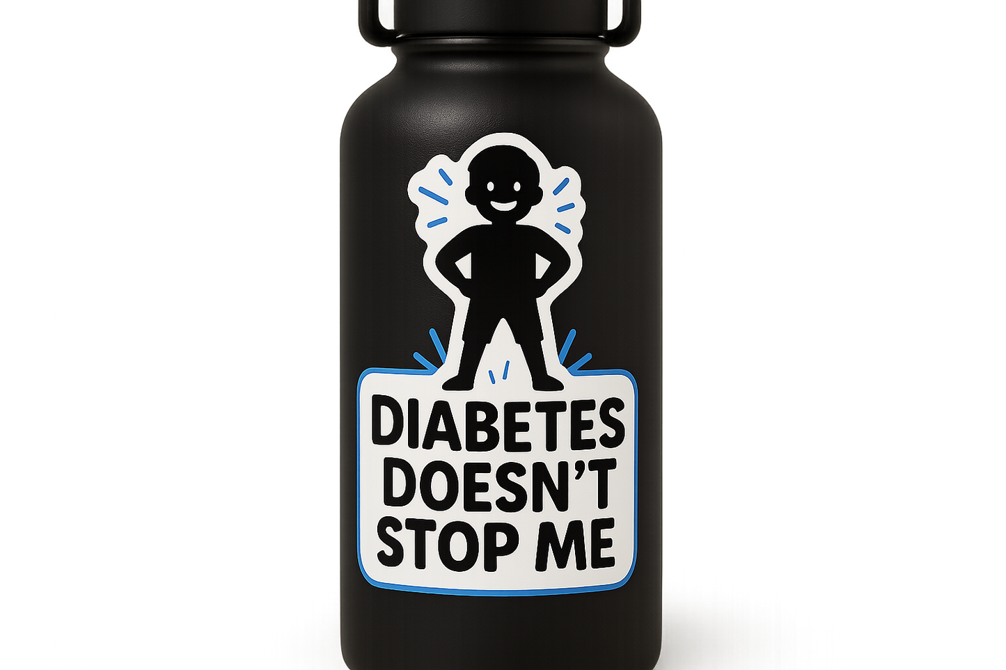 Diabetes Awareness Sticker Decal Vinyl Laptop Car Window Bumper AUTO Water Bottle Helmets Waterproof