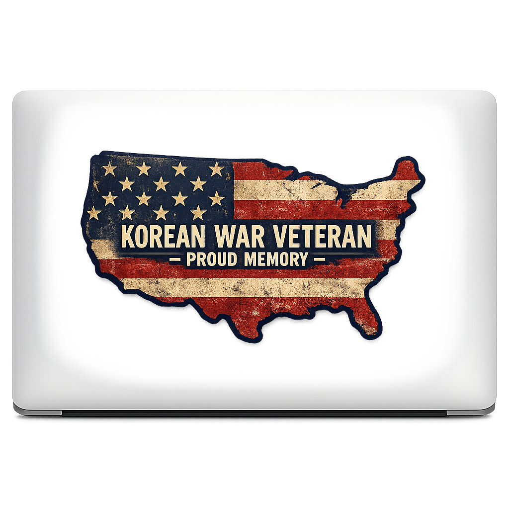 KW Korean War Veteran Sticker Decal Vinyl Laptop Car Window Bumper AUTO Water Bottle Helmets Waterproof USA