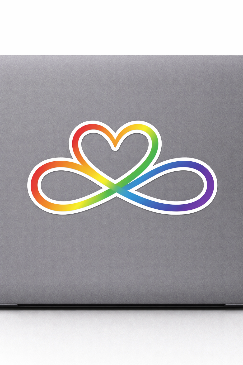 Heart Infinity Rainbow Sticker Decal Vinyl Laptop Car Window Bumper AUTO Water Bottle Helmets Waterproof Pride