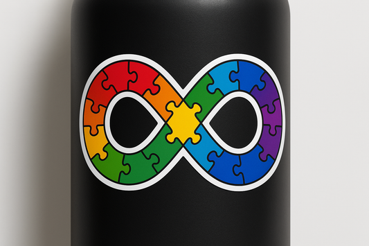 Autism Spectrum Pride Sticker Decal Vinyl Laptop Car Window Bumper AUTO Water Bottle Helmets Waterproof