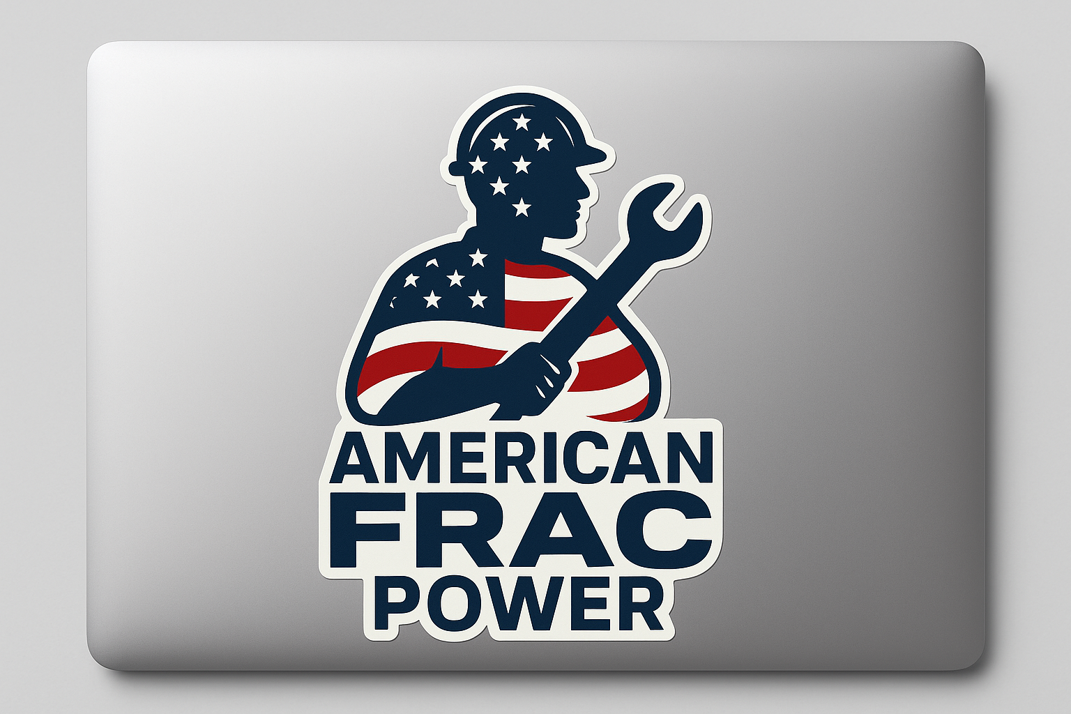 US American FRAC Power Worker Sticker Decal Vinyl Laptop Car Window Bumper AUTO Water Bottle Helmets Waterproof