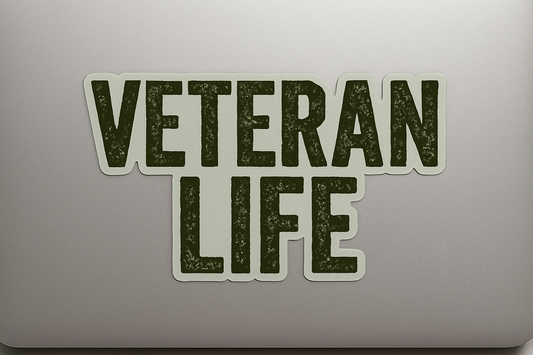 USA Veteran Life Sticker Decal Vinyl Laptop Car Window Bumper AUTO Water Bottle Helmets Waterproof American