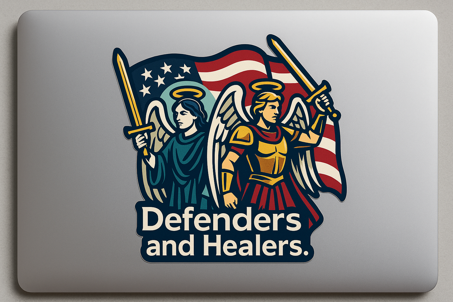 USA Raphael Michael Sticker Decal Vinyl Laptop Car Window Bumper AUTO Water Bottle Helmets Waterproof Angels