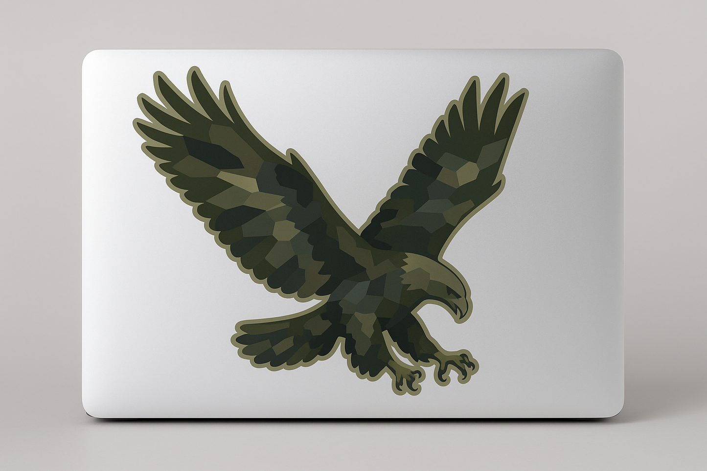 Eagle Camouflage Sticker Decal Vinyl Laptop Car Window Bumper AUTO Water Bottle Helmets Waterproof Nature Bird
