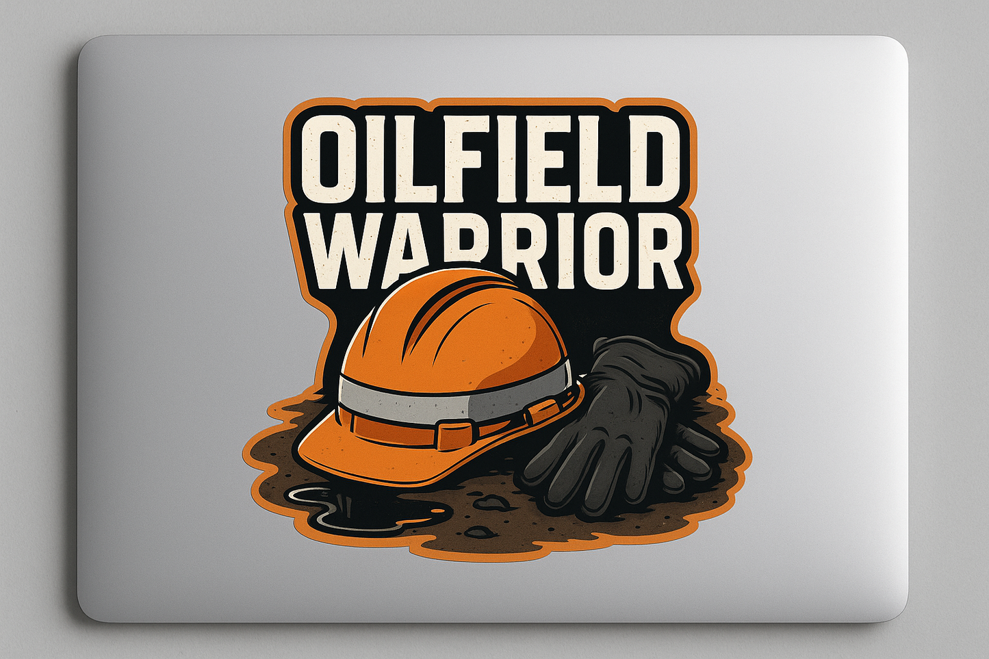 Oilfield Warrior Sticker Decal Vinyl Laptop Car Window Bumper AUTO Water Bottle Helmets Waterproof