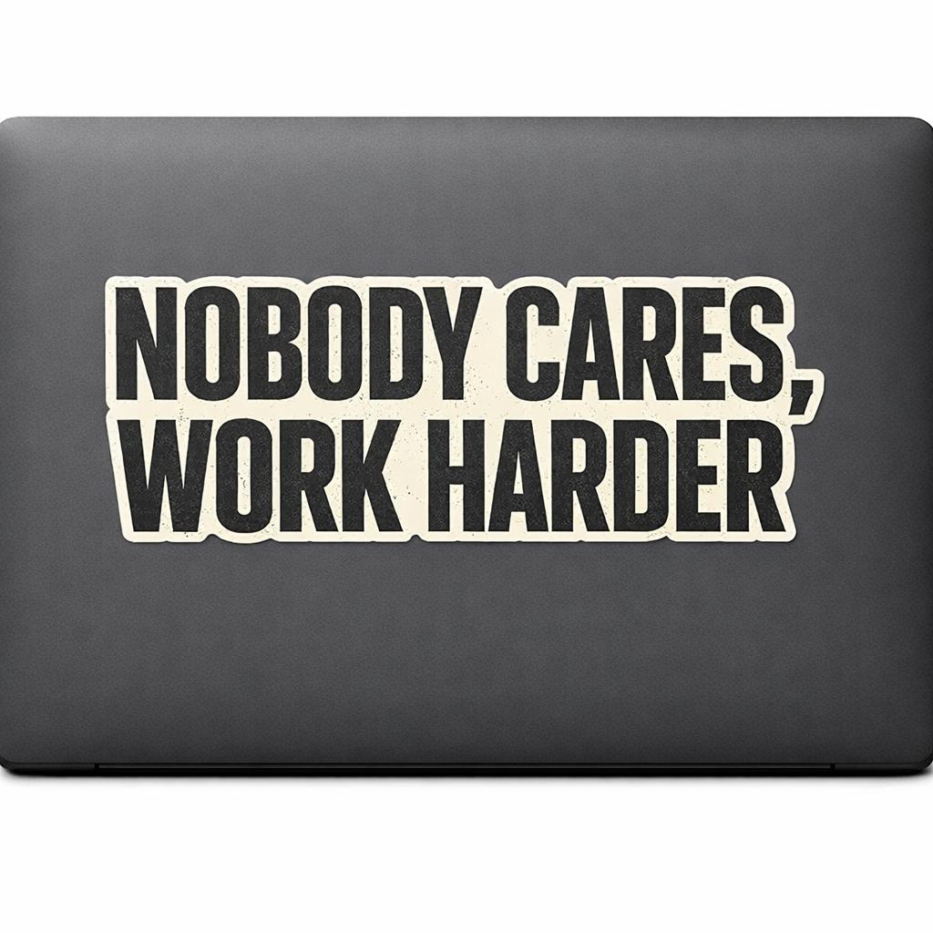 Hardcore Productivity Sticker Decal Vinyl Laptop Car Window Bumper AUTO Water Bottle Helmets Waterproof
