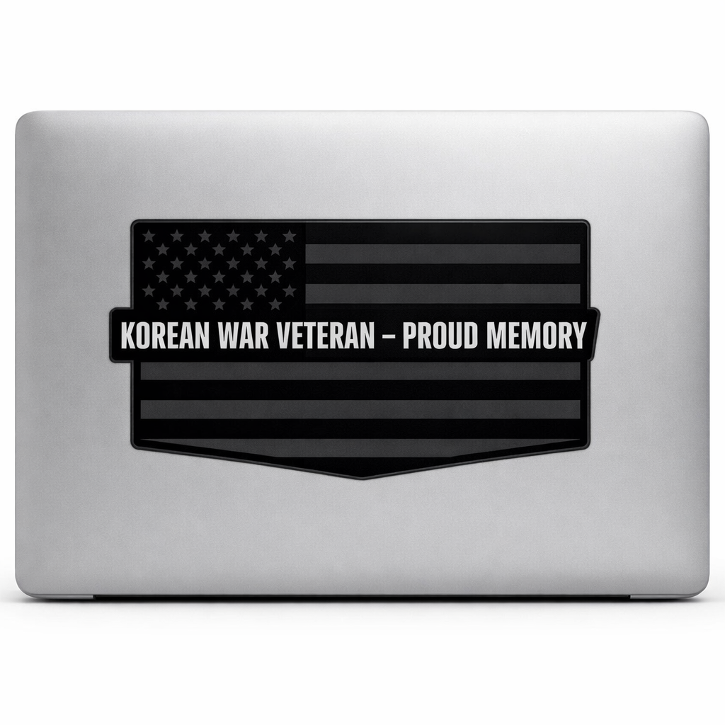 USA Korean War Veteran Sticker Decal Vinyl Laptop Car Window Bumper AUTO Water Bottle Helmets Waterproof Tribute