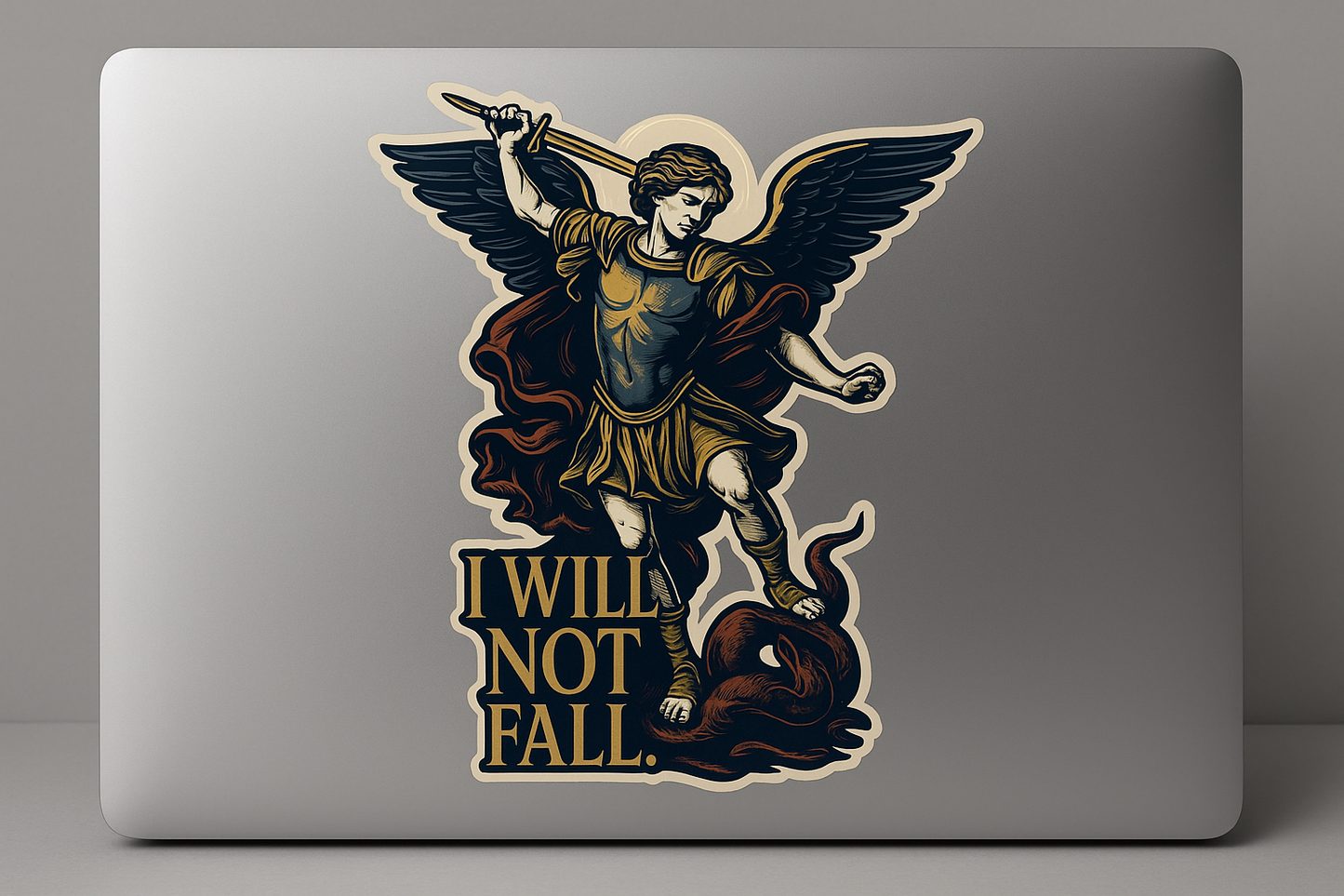 Archangel Michael Sticker Decal Vinyl Laptop Car Window Bumper Truck AUTO Bottle Water Bottle Helmets Waterproof