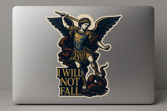 Archangel Michael Sticker Decal Vinyl Laptop Car Window Bumper Truck AUTO Bottle Water Bottle Helmets Waterproof