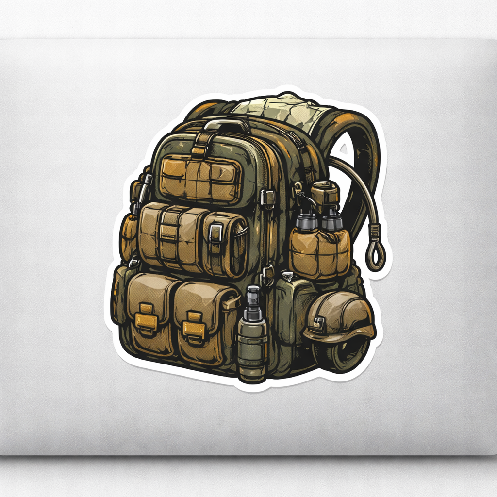 Modern Warfare Tactical Backpack Sticker Decal Vinyl Laptop Car Window Bumper AUTO Water Bottle Helmets Waterproof