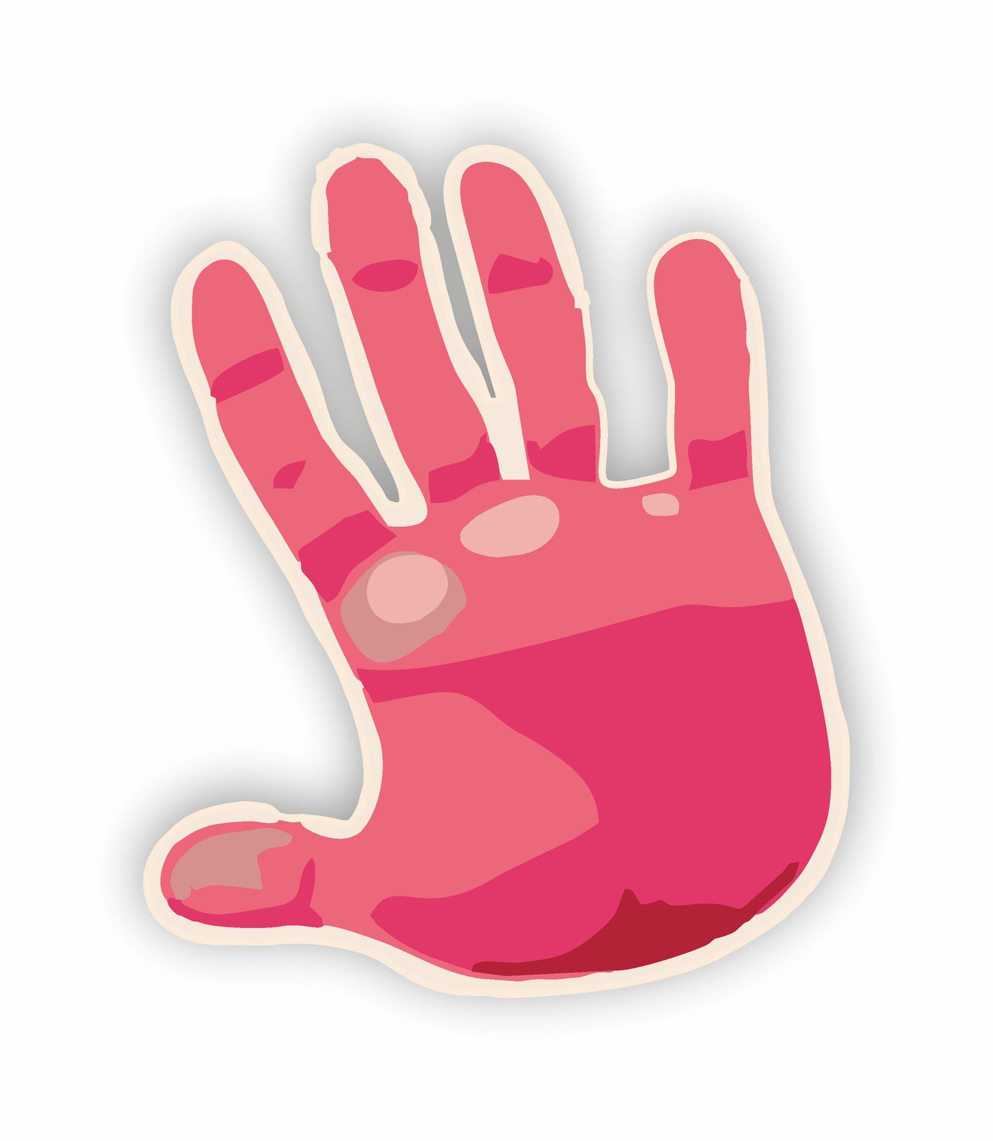 Children's Handprints Multicolored - Colorful Children's Handprints Unity Decal