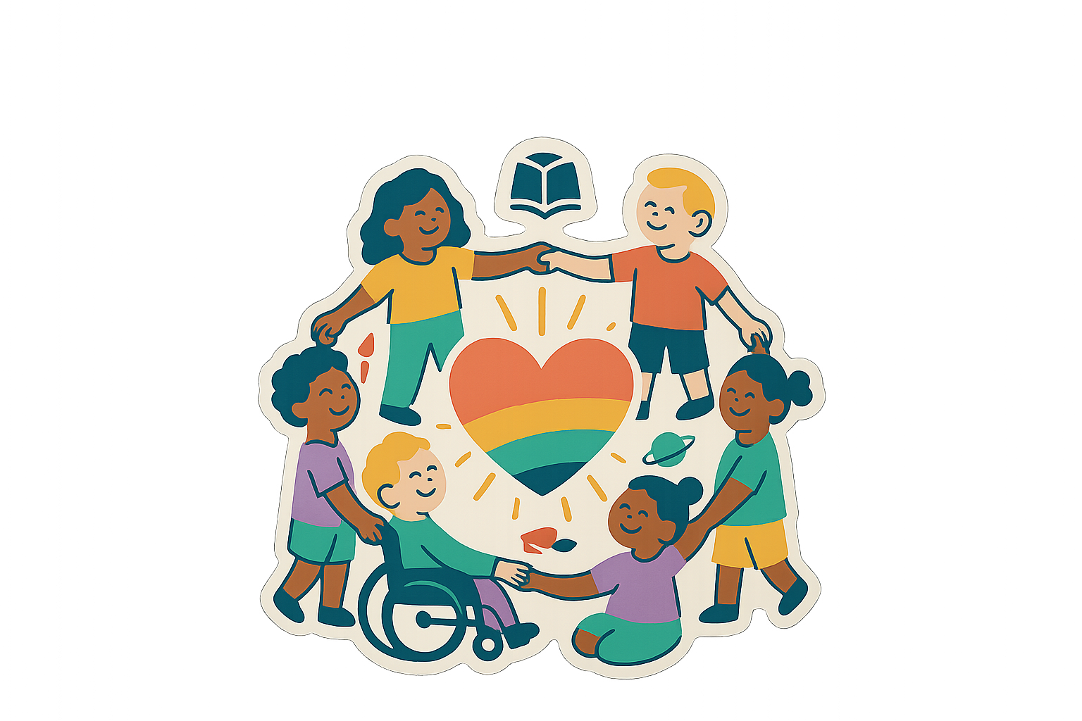 Inclusive Empowerment Sticker Decal Vinyl Laptop Car Window Bumper AUTO Water Bottle Helmets Waterproof Unique