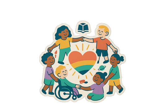 Inclusive Empowerment Sticker Decal Vinyl Laptop Car Window Bumper AUTO Water Bottle Helmets Waterproof Unique