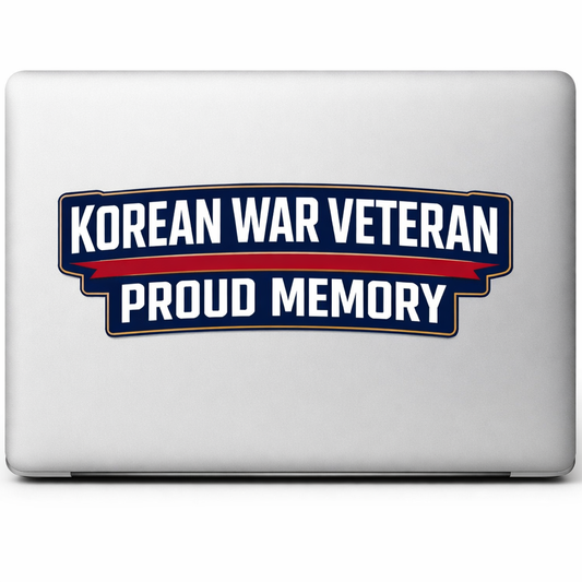 Korean War Veteran Sticker Decal Vinyl Laptop Car Window Bumper AUTO Water Bottle Helmets Waterproof Patriotic