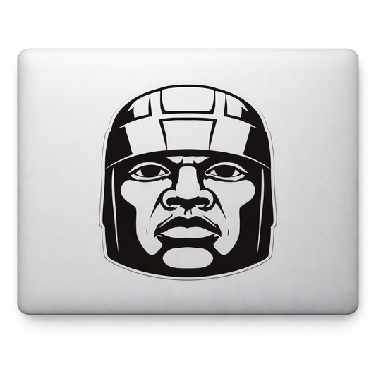 Olmec Head Sticker Decal Vinyl Laptop Car Window Bumper AUTO Water Bottle Helmets Waterproof Mexico