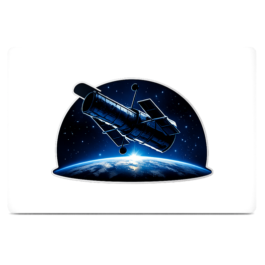 HST Hubble Space Telescope Sticker Decal Vinyl Laptop Car Window Bumper AUTO Water Bottle Helmets Waterproof Space