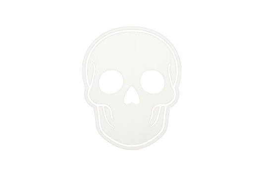 Minimalist Skull Sticker Decal Vinyl Laptop Car Window Bumper AUTO Water Bottle Helmets Waterproof