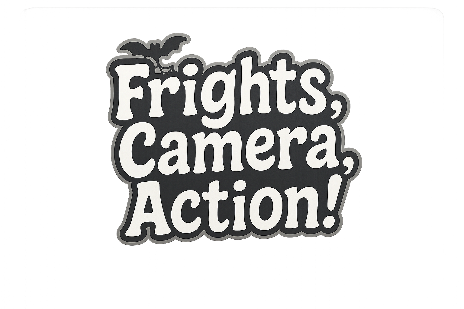 Halloween Frights Sticker Decal Vinyl Laptop Car Window Bumper AUTO Water Bottle Helmets Waterproof