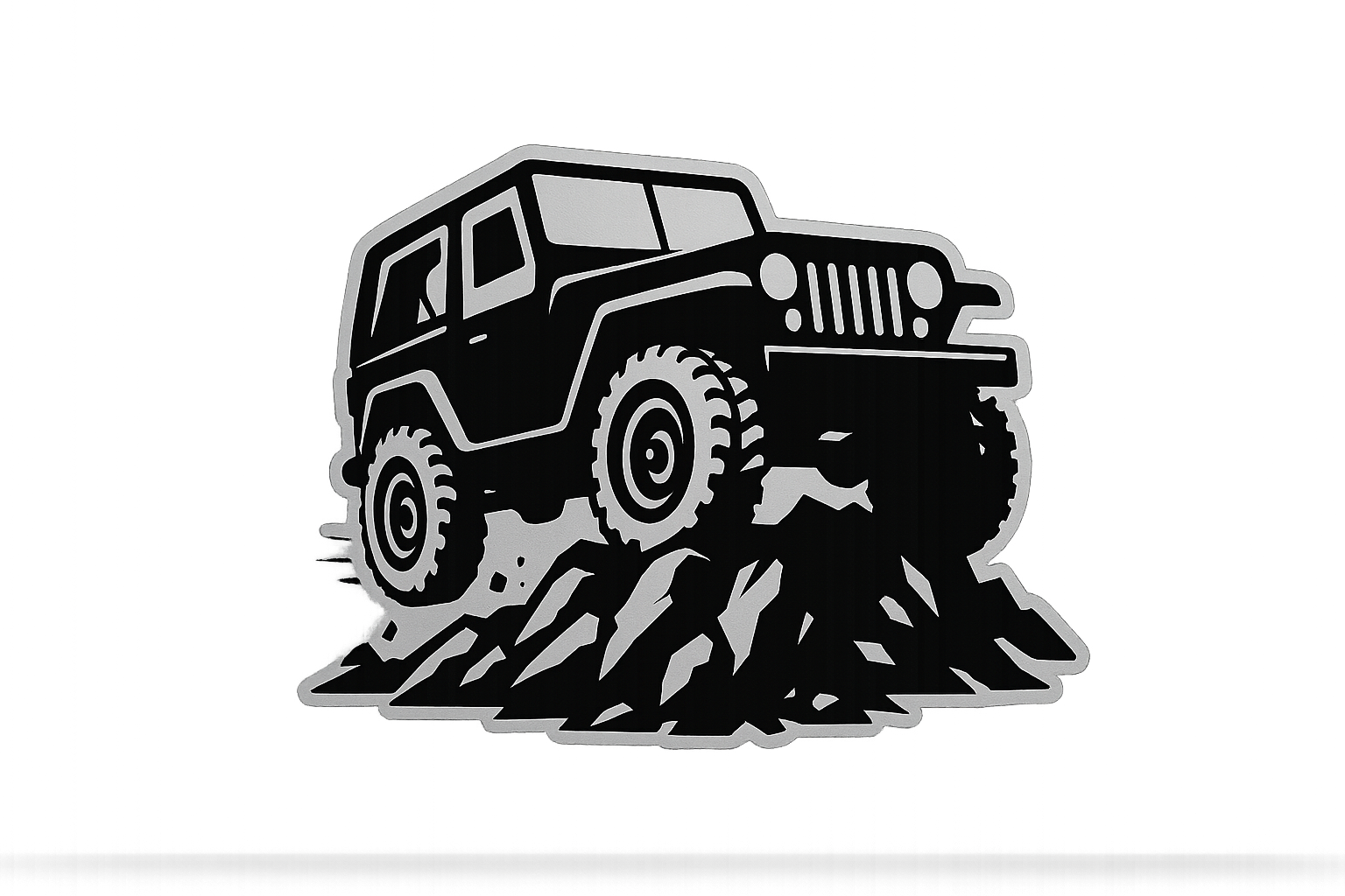 Military Jeep Sticker Decal Vinyl Laptop Car Window Bumper AUTO Water Bottle Helmets Waterproof Off-Road