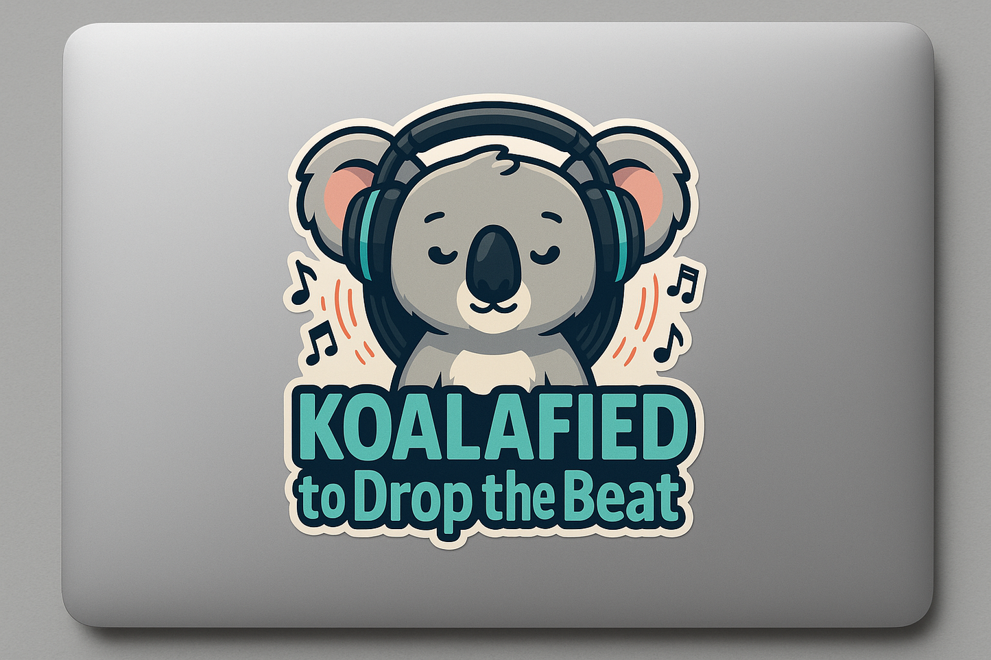 Koala DJ Australia Sticker Decal Vinyl Laptop Car Window Bumper AUTO Water Bottle Helmets Waterproof Music