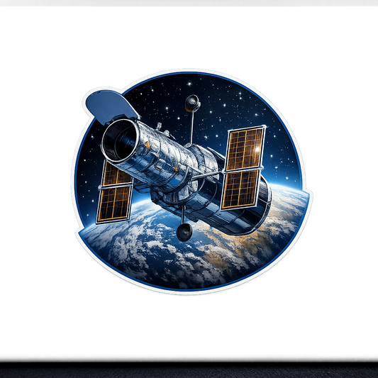 NASA Hubble Space Telescope Earth Sticker Decal Vinyl Laptop Car Window Bumper AUTO Water Bottle Helmets Waterproof Space