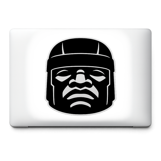 Olmec Head Mexico Sticker Decal Vinyl Laptop Car Window Bumper AUTO Water Bottle Helmets Waterproof