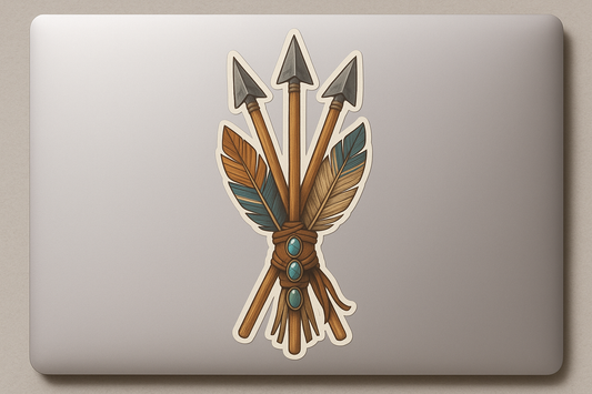Tribal Arrow Bundle Sticker Decal Vinyl Laptop Car Window Bumper AUTO Water Bottle Helmets Waterproof Native American